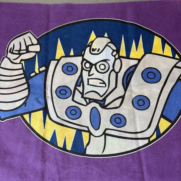 Vintage Batman & Robin, Mr. Freeze Standard Pillowcase 1996 DC Comics Retro - Picture 9 of 10